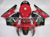 Kawasaki NINJA ZX12R 2000-2001 Injection ABS Fairing - Monster - Black Red - MFS4104